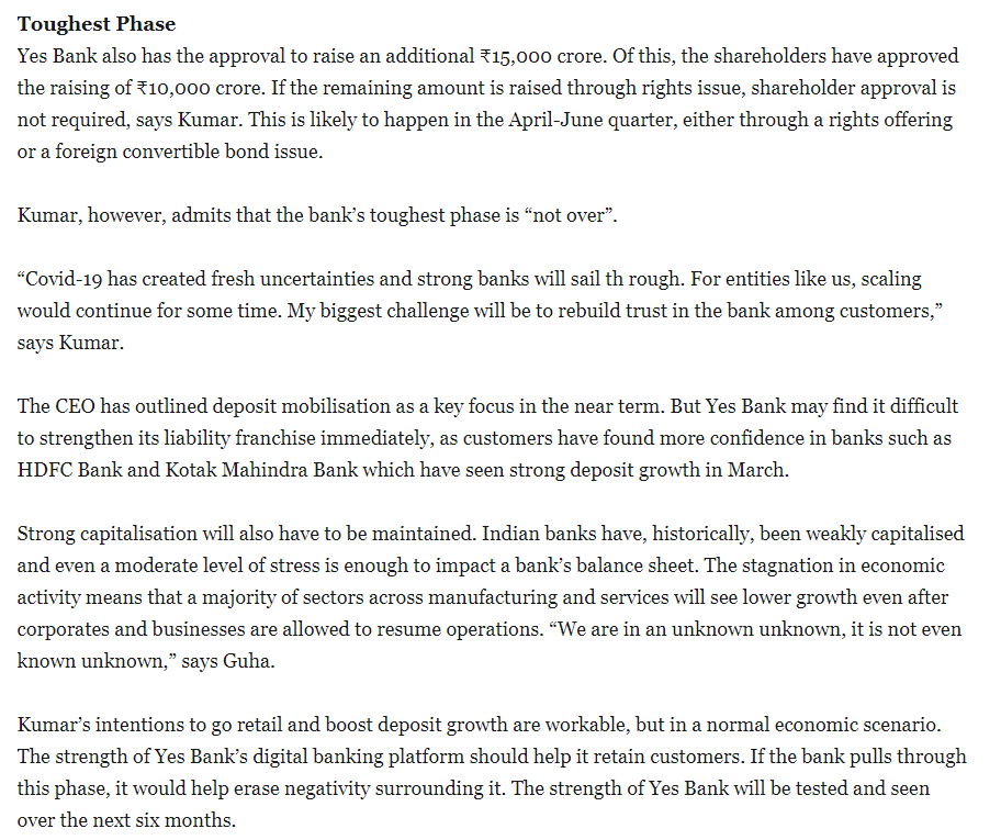 Yes Bank : Race to grab a pie of retail may turn bad in this COVID-19