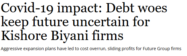 Debt woes keep future uncertain for Biyani