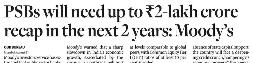 WILL PSB RECAP EVER END?