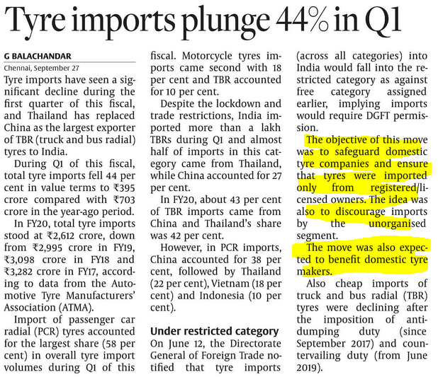 AATMNIRBHAR: TYRE VERSION