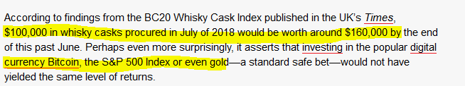 INVESTING IN GOLD VS WHISKEY CASKS!!