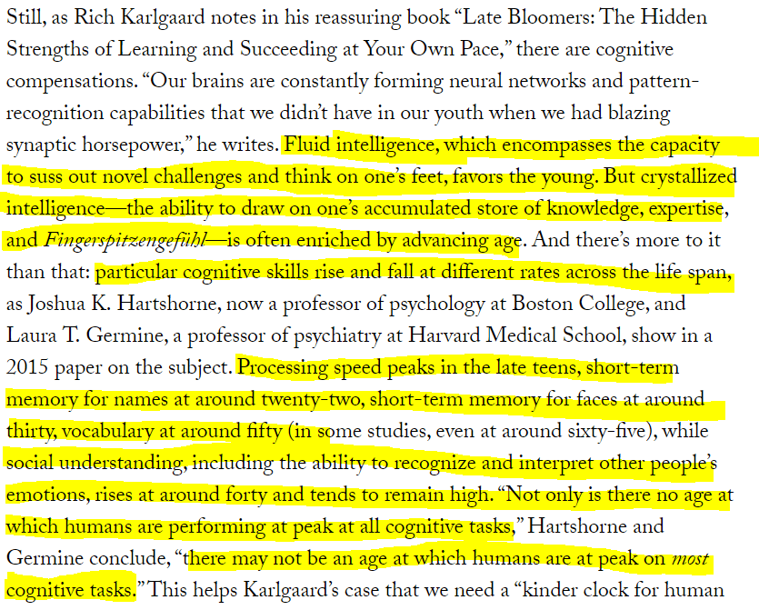 CRYSTALLIZED INTELLIGENCE : MAKE USE OF IT