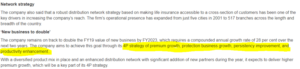 ULIP CENTRIC TO BALANCED SPREAD AND 4P