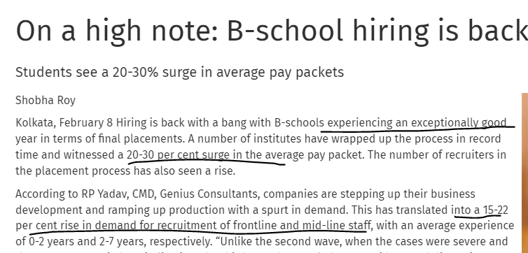 Hiring index showing way forward
