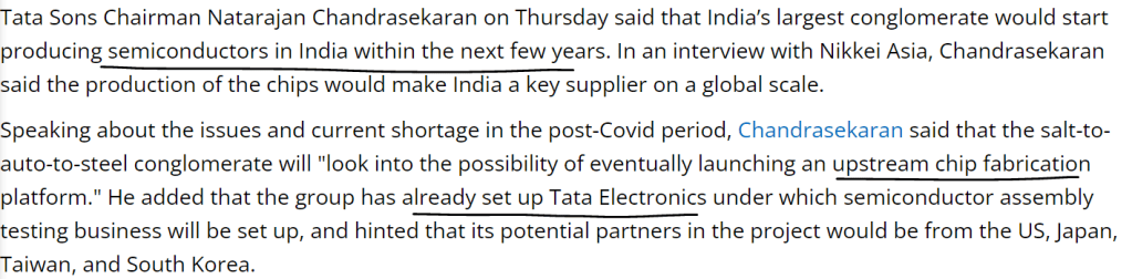 TATA TATA BYE BYE to imports! 